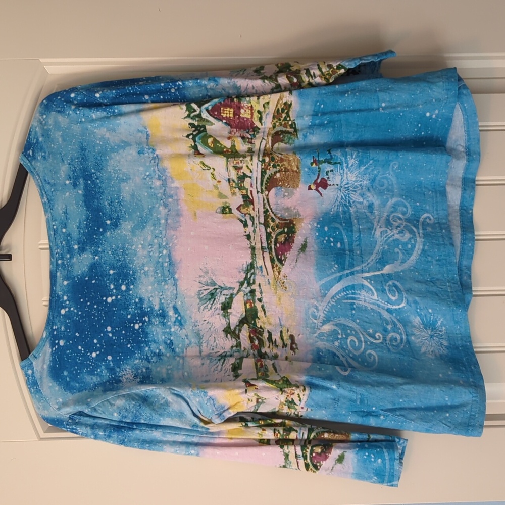 Winter scene tee - Picture 2 of 8